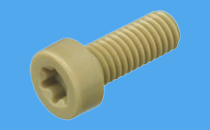 Zylinderschraube mit TORX und niedrigem Kopf aus PEEK ähnlich DIN 7984 / ISO 14580