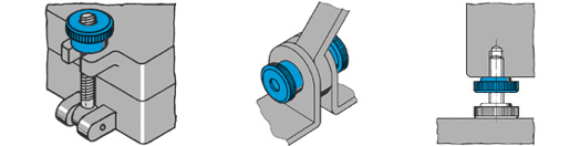 Anwendungsbeispiele von R&auml;ndelmuttern