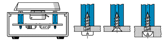 Anwendungsbeispiele von Distanzhalter Leiterplattenhalter V101 01